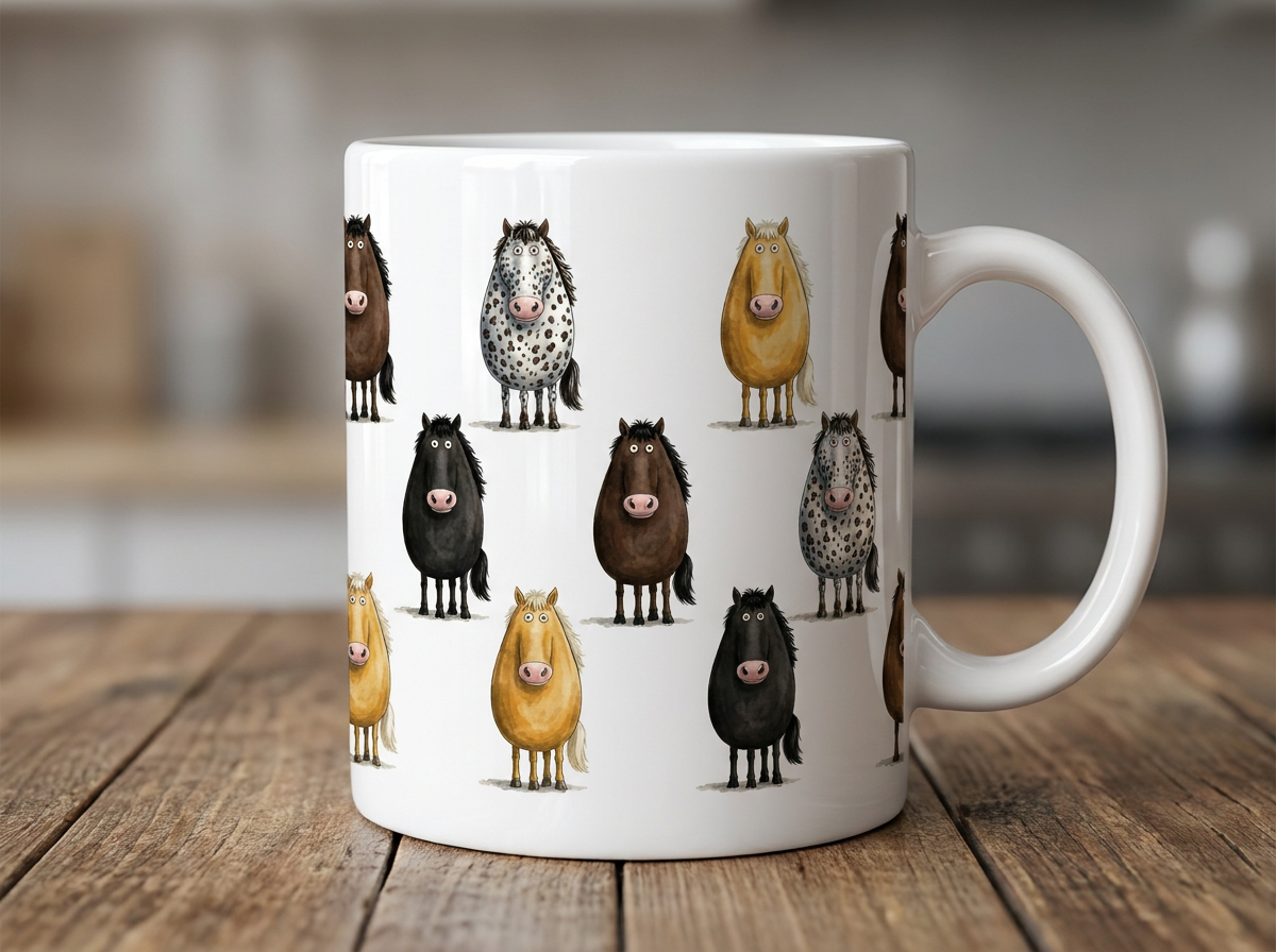 Horse Characters Mug