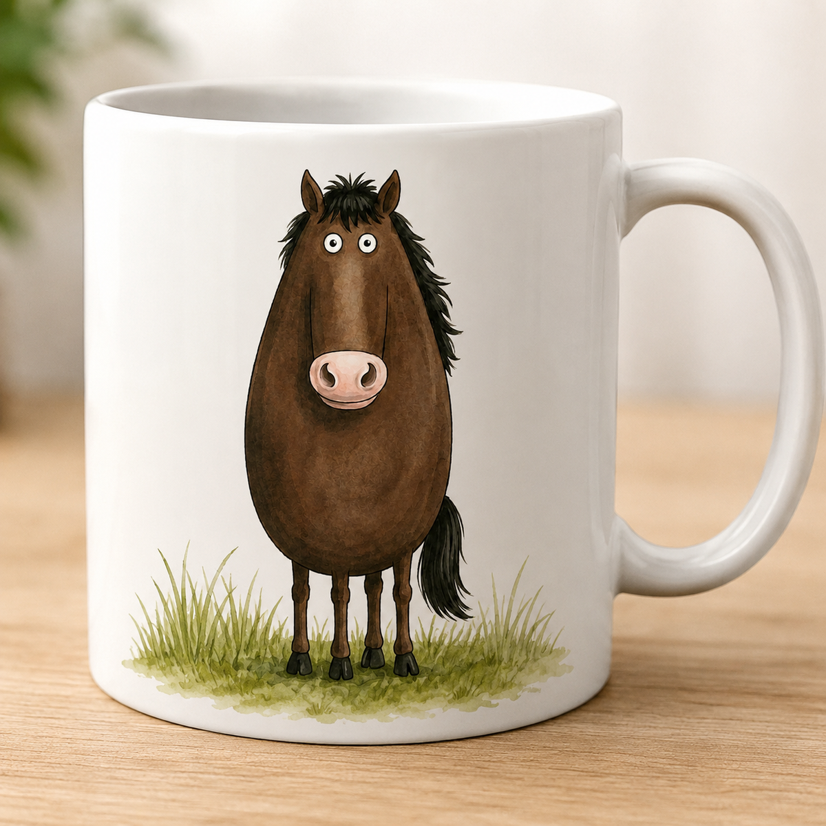 Brown horse Mug