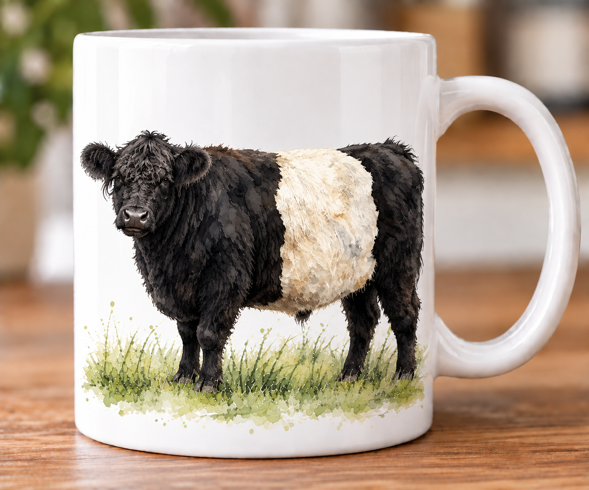 Belted Galloway Cow Mug