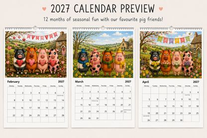 Piggy Calendar
