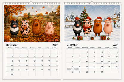 Piggy Calendar