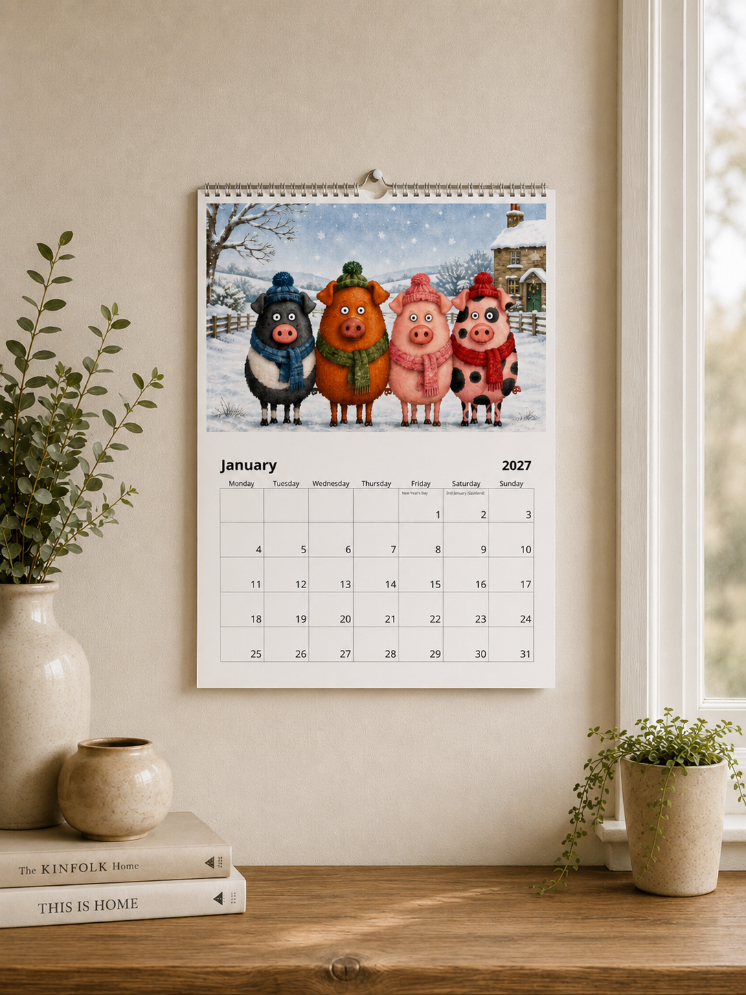 Piggy Calendar