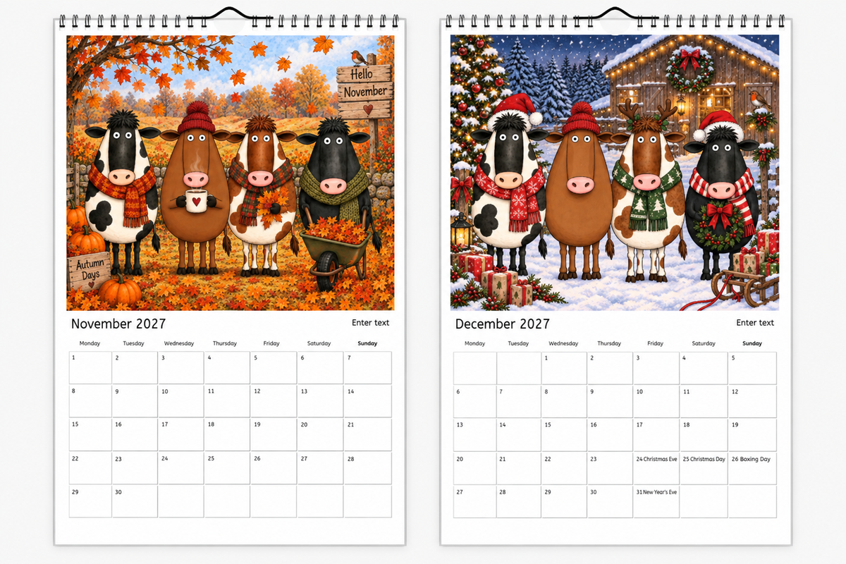 Cow Calendar