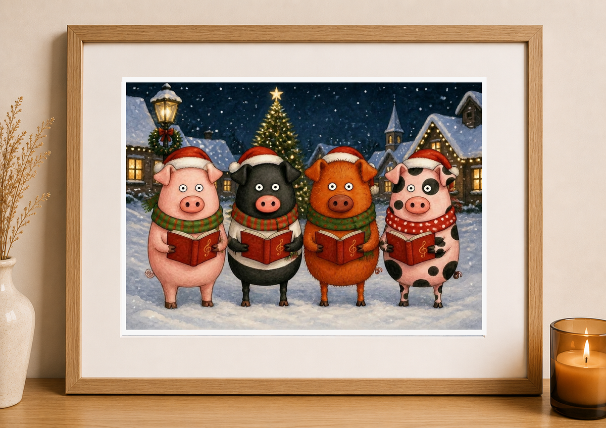Hark the Herald Piggies Sing