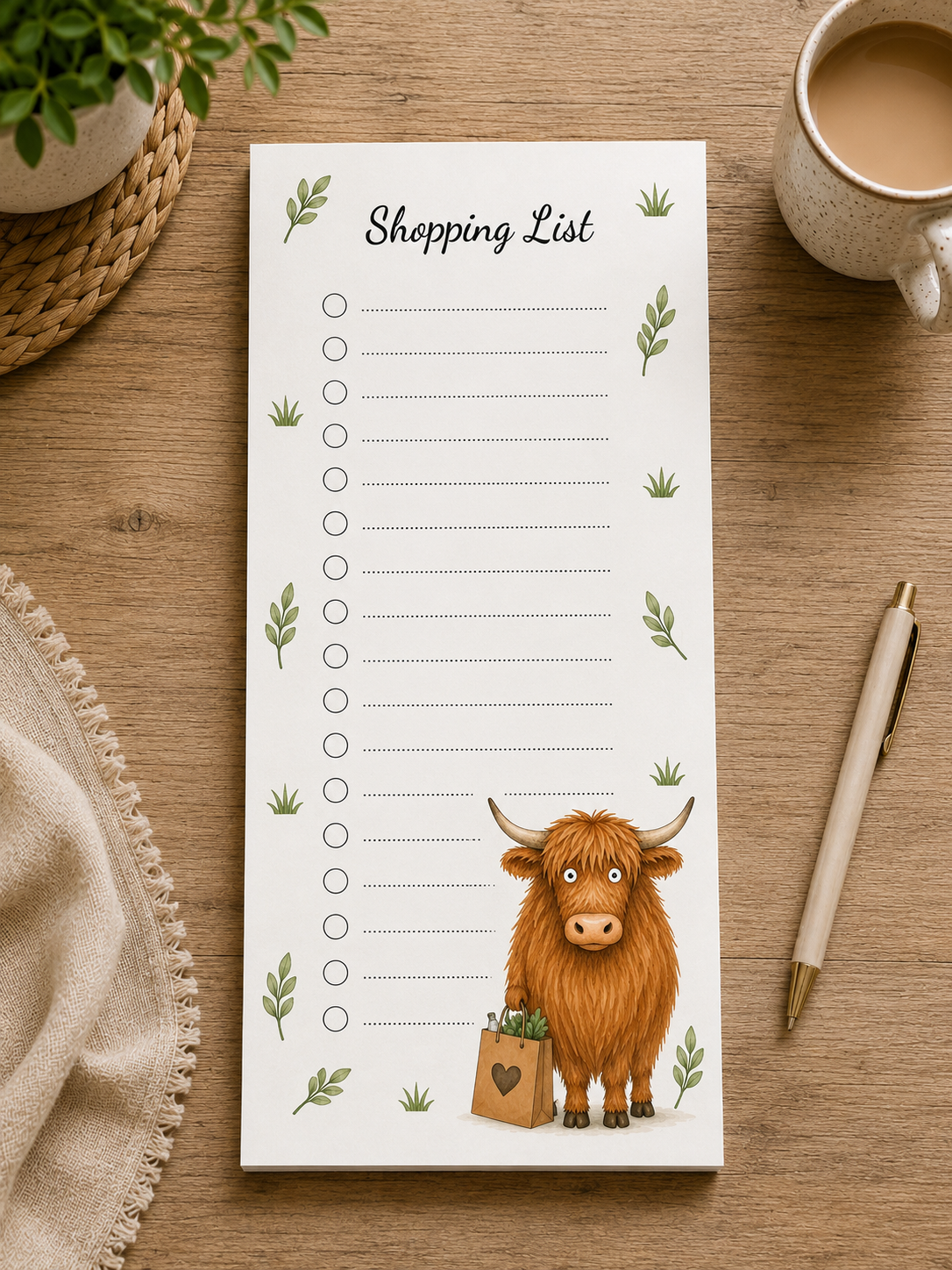 Cow Shopping List