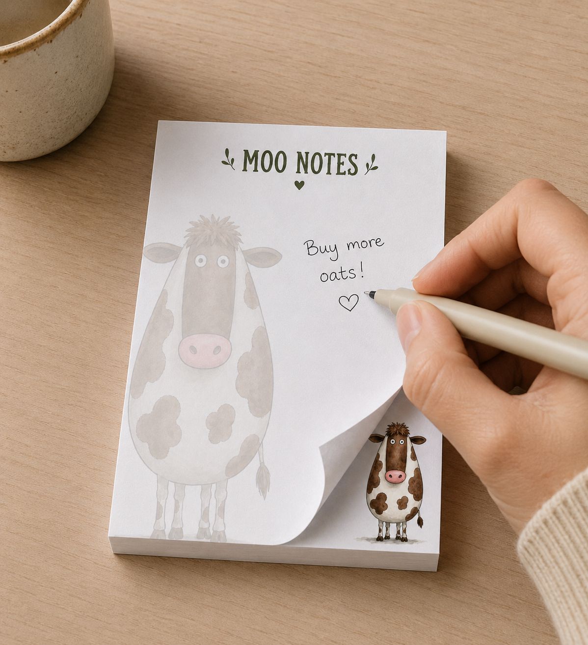 Moo Notes Notepad