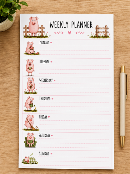 Piggy Weekly Planner