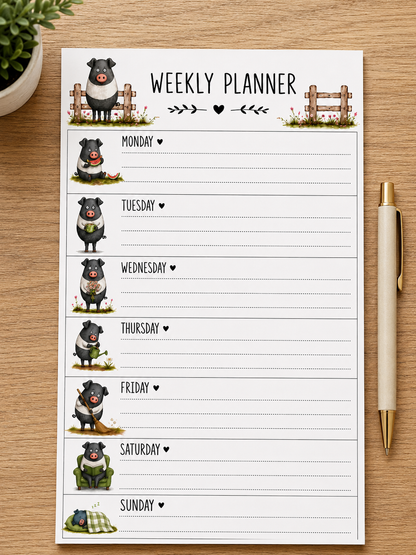 Piggy Weekly Planner