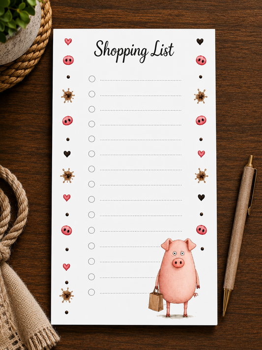 Piggy Shopping List