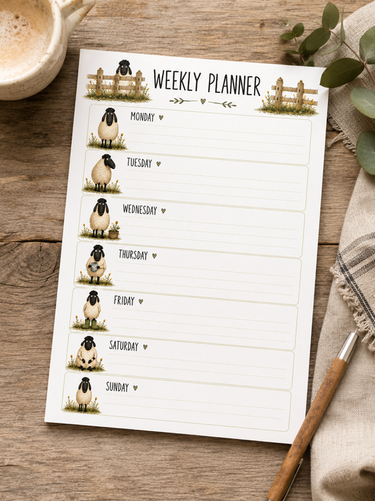 Sheepy Weekly Planner